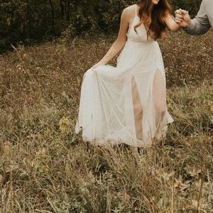 Laced Maxi Dress